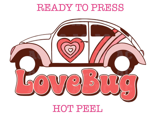 Lovebug (Retro) Valentine DTF TRANSFER