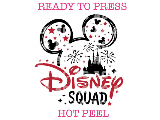 Disney Mickey Heads Birthday Squad Design - DTF heat transfer