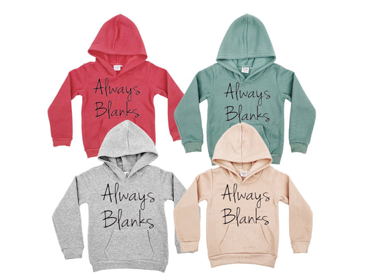 Infant + Kids - FLEECE HOODIES for Sublimation