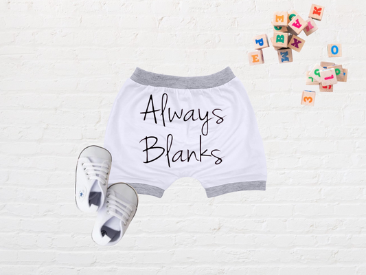 KIDS MOCK UP SHORTS 100% Polyester Shorts