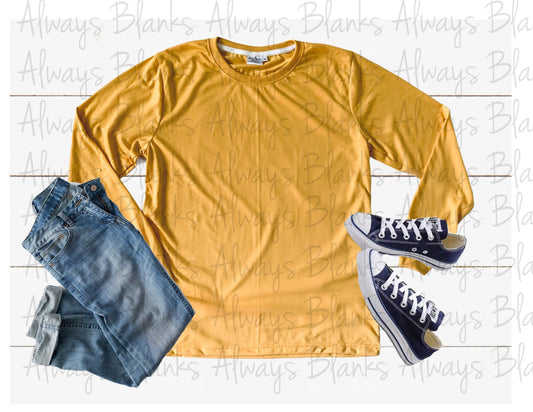 Mockup MUSTARD LONG SLEEVE