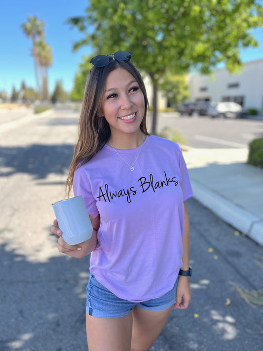 MODEL MOCK UP ADULT Lavender Short Sleeve