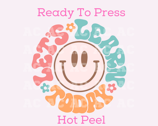 Let's Learn Today DTF TRANSFER or UV DTF STICKER DECAL