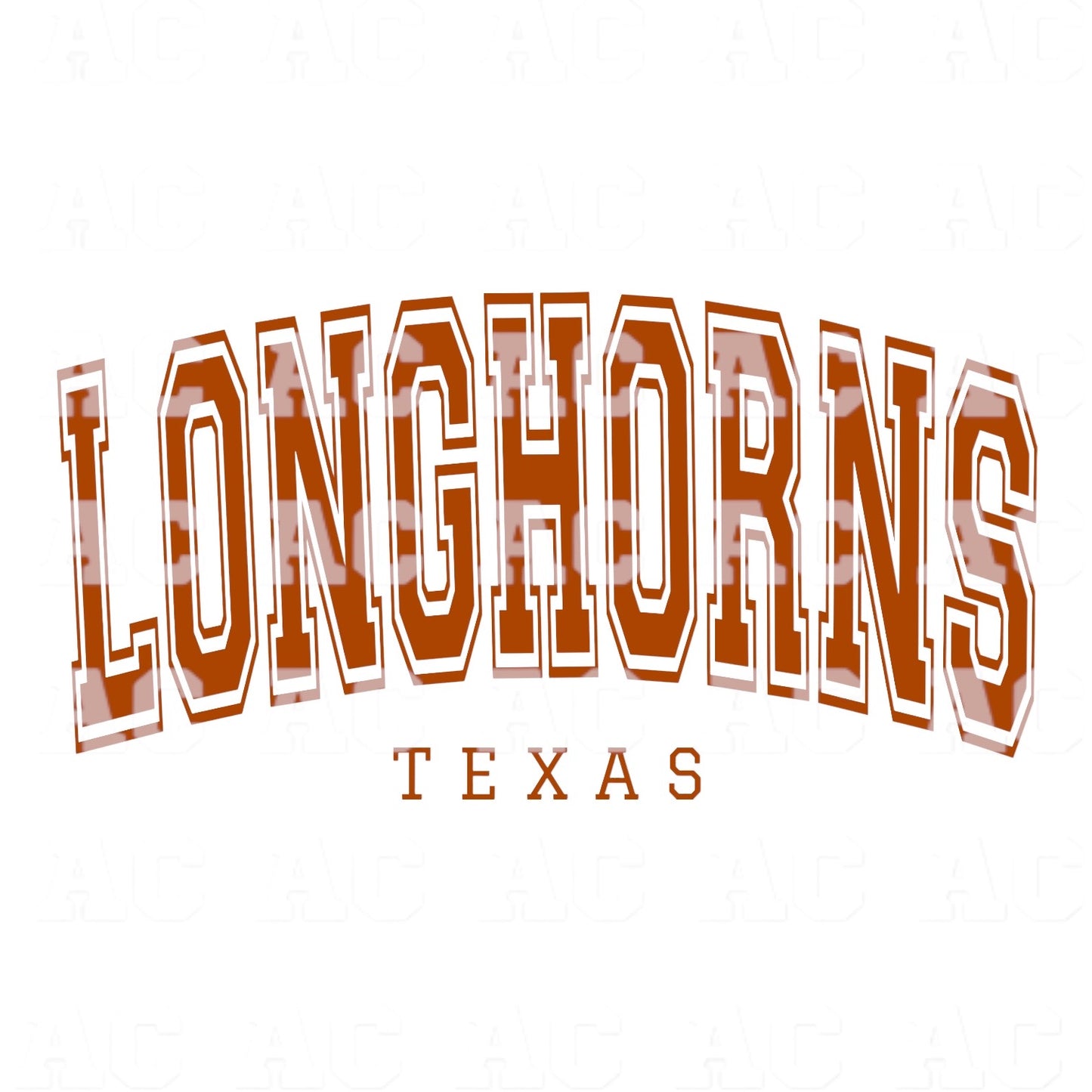 Longhorns Texas DTF TRANSFER
