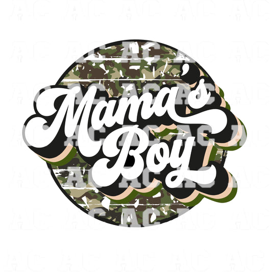 Mamas Boy DTF TRANSFER