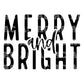 Merry & Bright DTF TRANSFER
