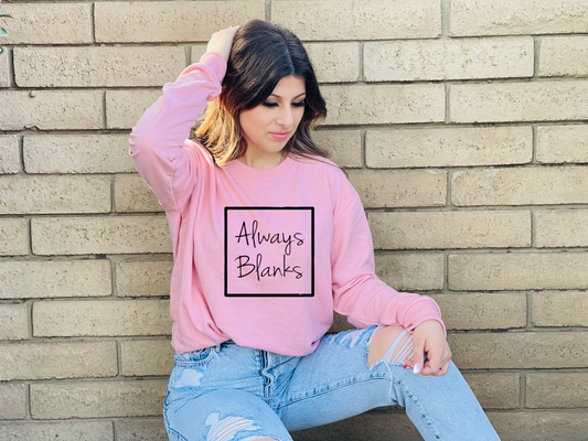 MOCK UP ADULT ROSE SWEATSHIRT