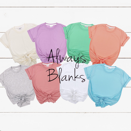 Pastel Color Group Lay Flat 100 Poly Short Sleeve Shirts PNG