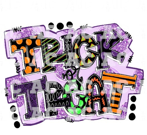 Trick or Treat DTF TRANSFER