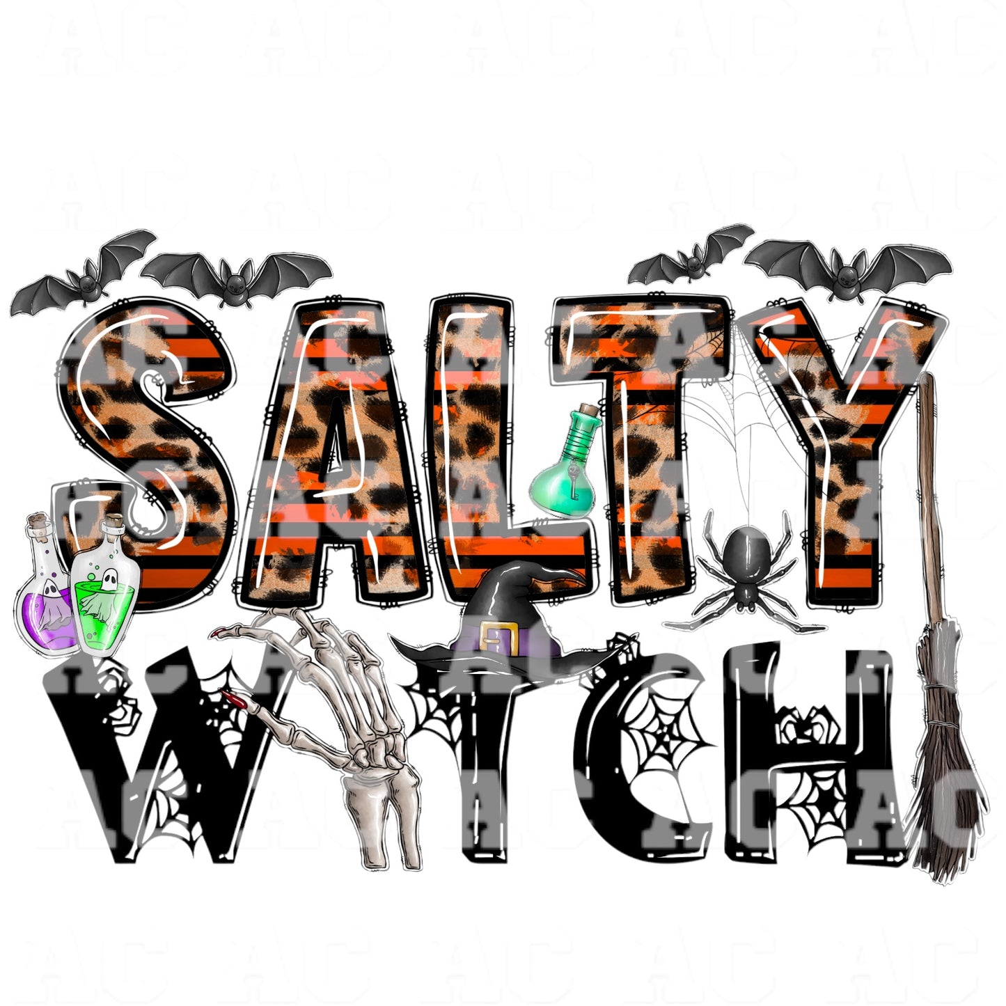 Salty Witch DTF TRANSFER