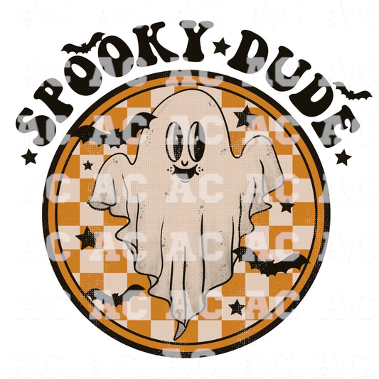 Spooky Dude DTF TRANSFER