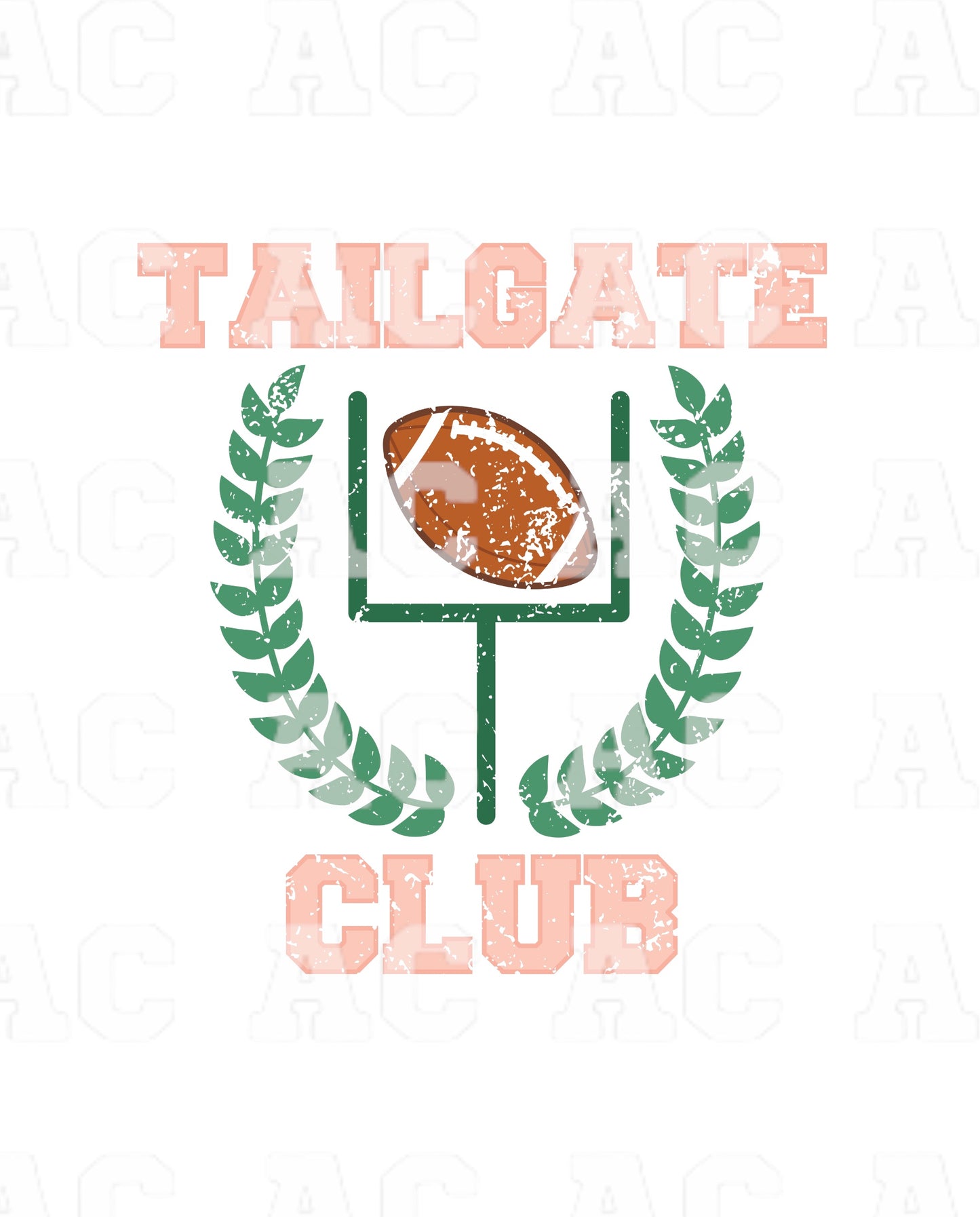 Tailgate Club Distressed DTF TRANSFER