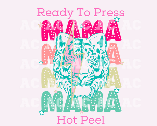 Tiger Mama DTF TRANSFER or UV DTF STICKER DECAL