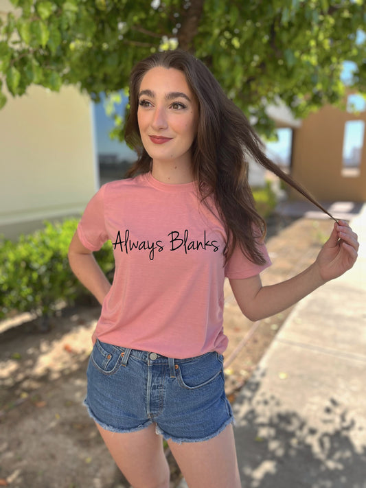 MODEL MOCK UP ADULT Rose Short Sleeve