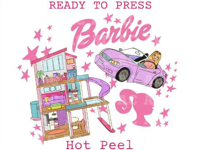Barbie Style Life DTF TRANSFER