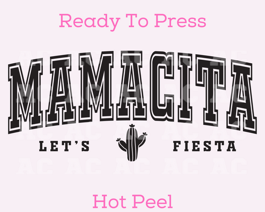 Mamacita (Black) DTF TRANSFER or Uv Dtf Sticker