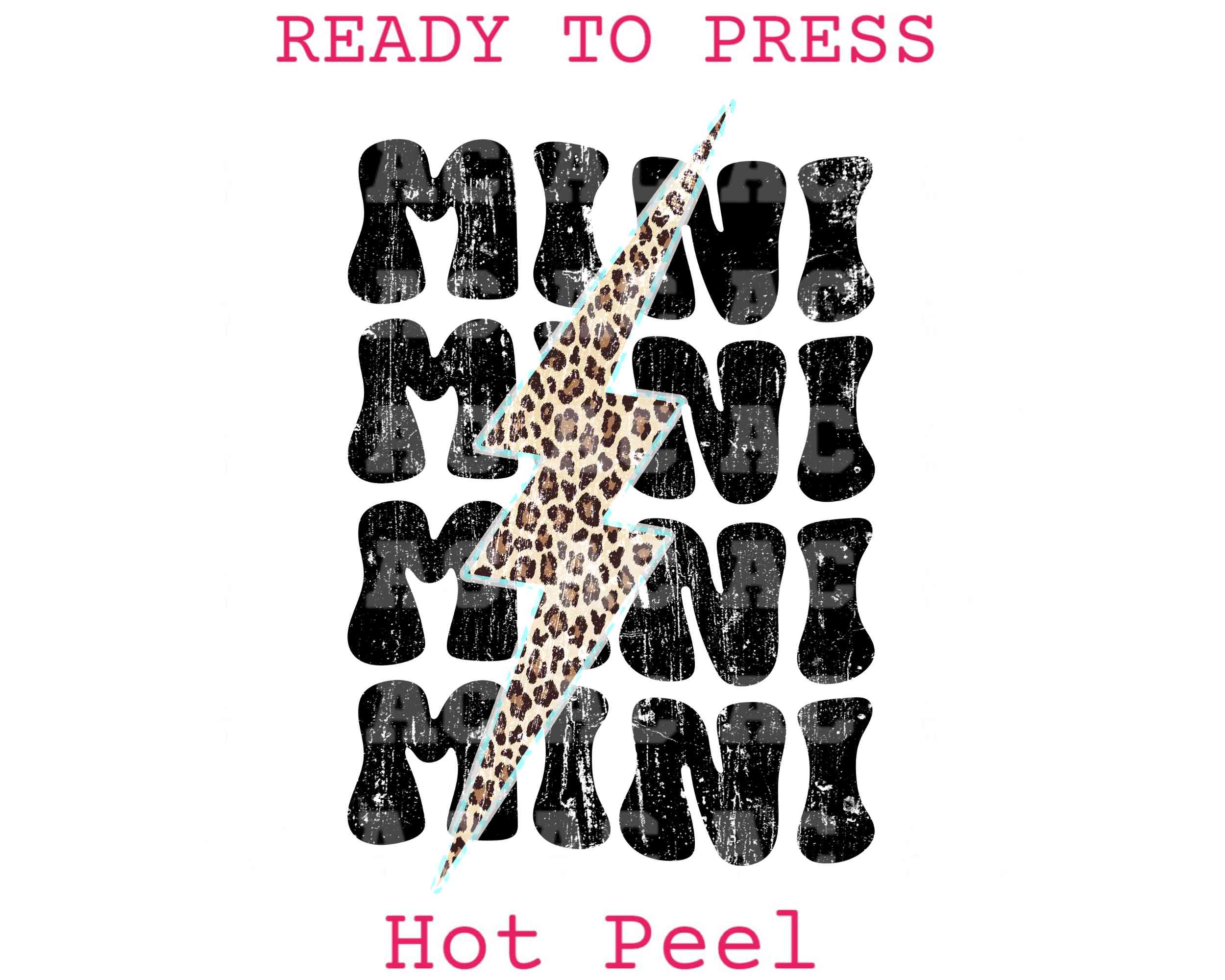 Mini Leopard Lightning DTF TRANSFER or UV DTF STICKER DECAL – AlwaysBlanks