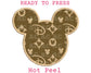 Faux Embroidery Mickey DTF TRANSFER