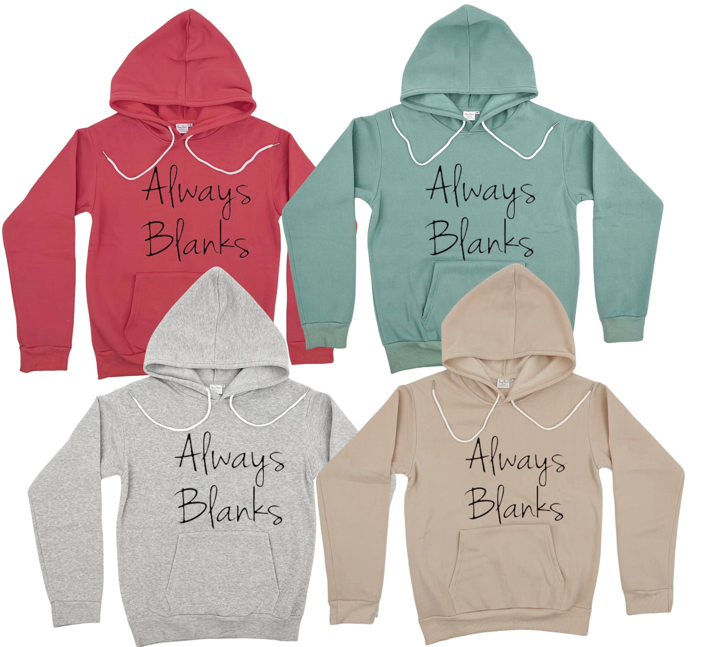ADULT - COLORED Sublimation FLEECE HOODIE