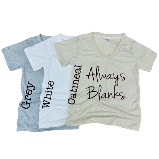 V-Neck sublimation shirt 100% polyester sublimation blanks