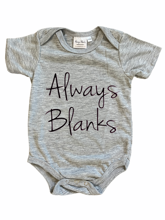 Onesie Sublimation INFANT Short Sleeve Bodysuits