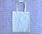 Polyester Sublimation Blank Tote Bag 14x12