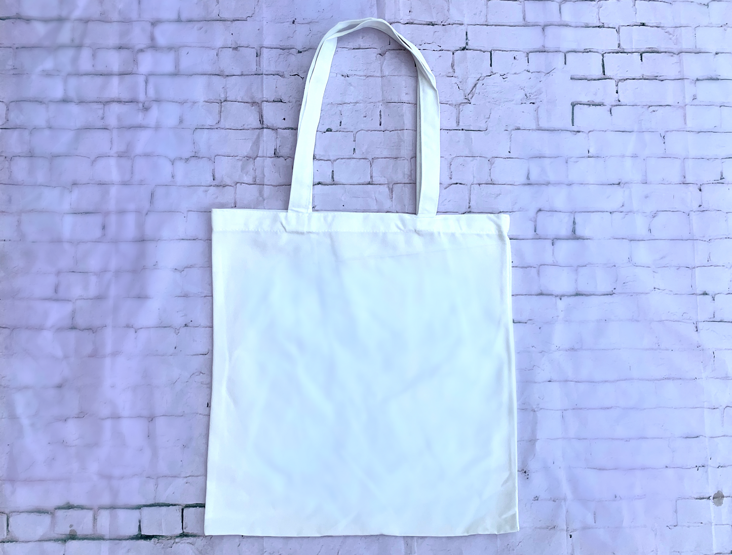 Polyester Sublimation Blank Tote Bag 15x15