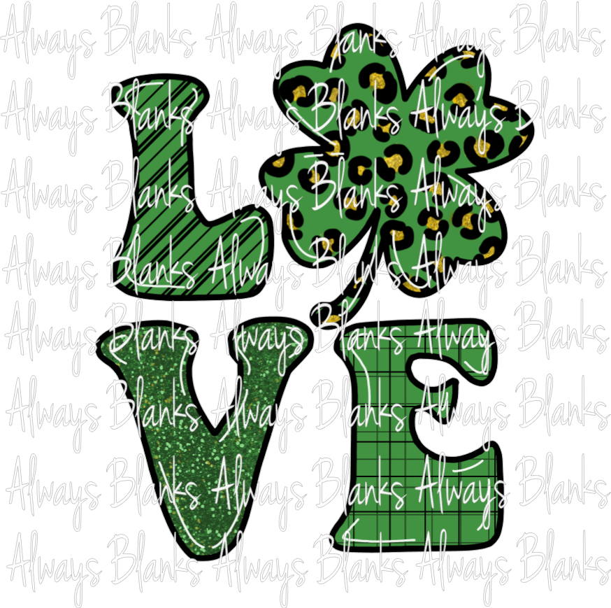 ST. PATRICK'S DAY LOVE PNG DESIGN