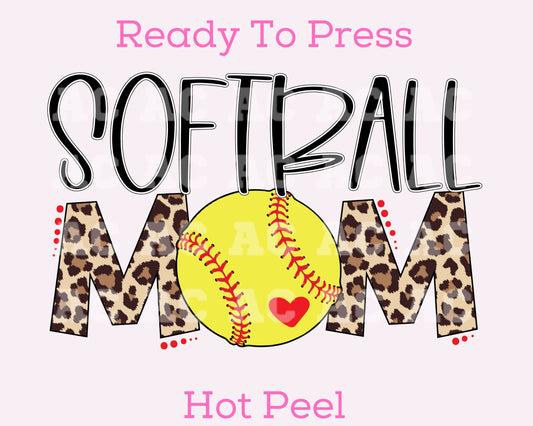 Softball Mom DTF TRANSFER